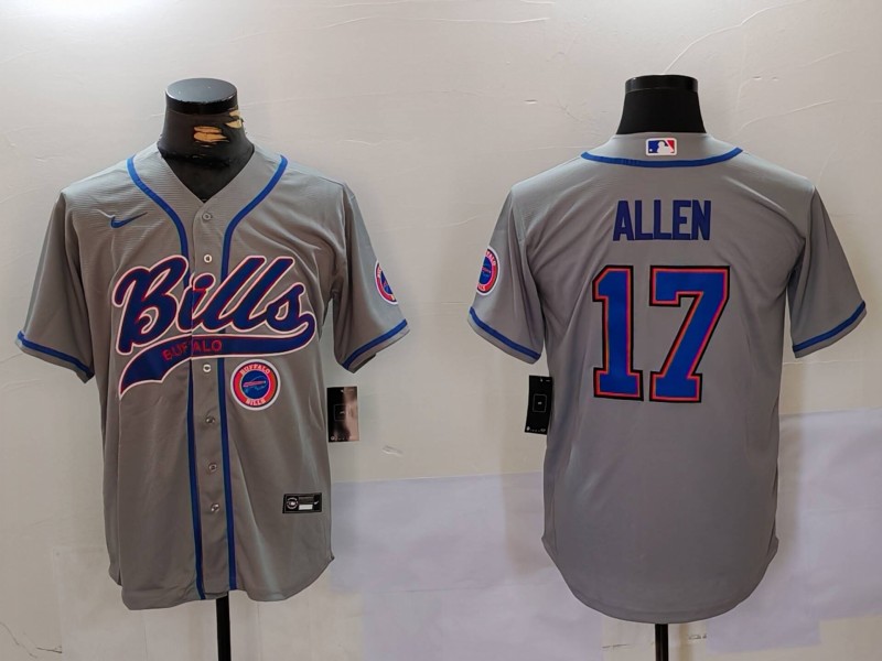 Men Buffalo Bills #17 Allen Grey Joint Name 2024 Nike Limited NFL Jersey style 9122->indianapolis colts->NFL Jersey